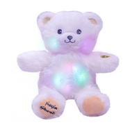Peluche Ourson Lumineux Gaston Blanc TU