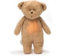 Peluche ourson nature bio avec sons & lumières cappuccino Moonie