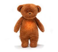 Peluche ourson nature bio avec sons & lumières caramel Moonie