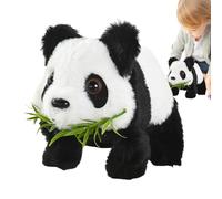 Peluche Panda électronique - Peluche Réaliste avec Sons et Mouvements | Jouet Interactif En Forme De Panda Pour Famille, Enfants, Amis, Cadeau, Éducatif, Affichage Pour La Maison, Compagnon Chouteux,