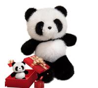 Peluche Panda | Figurine Animale Mignonne Peluche Coussin Poupee,Décoration Maison Pour Mariage Anniversaire Salon Chambre Bureau Voiture Canapé Lit Table Voyage,Canapé Lit Étagère Salon Chambre Table