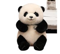 Peluche Panda Géant pour Adultes - Mignon Ours Panda Blanc et Noir Doux Oreiller en Peluche pour Décoration de Chambre à Coucher, Cadeaux, Garçons et Filles Idéal pour Dormir et S'embrasser