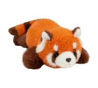 Peluche Panda Rosso - Morbido peluche, disponible nelle misure 45 cm et 65 cm | Sympatique peluche pour bambini et adulti, accogliente compagnon per soggiorno, camera da, auto, ufficio e cameretta.