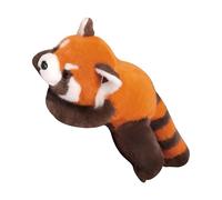 Peluche panda rouge ultra douce et réaliste pour fille et coussin décoratif | Poupée panda rouge simulée pour chambre à coucher, canapé, lit ou salon