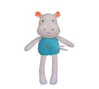 Peluche - pantin bamboo - hippopotame - 24 cm s/carte gris TU