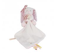 DOUDOU ET COMPAGNIE - Doudou lapin pantin Vanille Fraise 10cm Rose