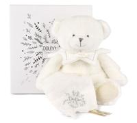 Peluche Pantin Ours Blanc Anniversaire 25 ans