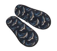 Peluche Pantoufles Dauphin Mignon Et Réaliste Chaussons Maison | Peluche Pantoufles Chaud Lavables Pantoufles Pour Spa Hôtels Voyage Pantoufle D'Intérieur