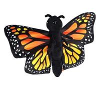 Peluche Papillon Monarch Butterfly De 21 Cm Noir Jaune