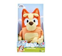 Peluche parlante MOOSE TOYS Bingo Bluey 31 cm bouton ventre musique beige clair