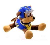 Peluche pat patrouille couche 55 cm chase - peluche enfant chien - doudou licence dino rescue