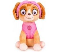 Peluche pat patrouille stella 27 cm chien assis - peluche paw patrol enfant - ref:7183b G
