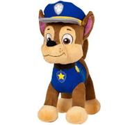 Peluche PAW PATROL - CHASE Pat'Patrouille - 27cm - Douce et Lavable - Pour Enfant