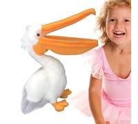 Peluche Pélican, 11.81in Mignon Peluches Peluches Animaux en Peluche | Peluche Pélican Doux pour Décoration De La Maison, Décorations De Fête d'anniversaire Cadeau De San