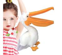 Peluche Pelican - Peluche design de dessin animé de onze pouces Oiseau Peluche mignonne poupée Pelican assure un plaisir de câlins avec un matériau doux | Parfait pour exposer les décorations de la