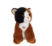 Peluche - Peluche Chat Mimi Cats Sonore Noir Et Marron - 18 Cm Noir TU