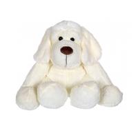 Peluche - peluche chien flatoutou blanc - 50 cm blanc TU