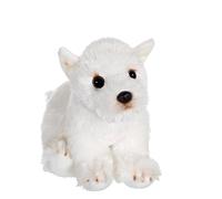 Peluche - peluche chien floppipup westie - 22 cm blanc TU