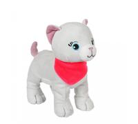 Peluche - fun kitties sonores, gris foulard rose rose TU