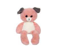 Peluche - peluche chien leggies rose poudré et gris - 48 cm gris TU