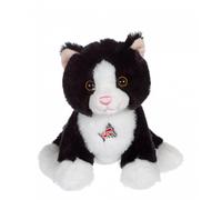 Peluche - Dogz & kats sonores 18 cm - chat noir et blanc