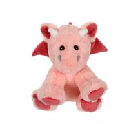 Gipsy Toys - Dragon Trendy en Peluche - 16 cm - Rose