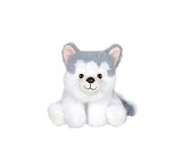 Peluche - peluche floppy choopy husky gris et blanc ? 22 cm gris TU