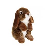Peluche - Peluche Lapin Bélier Marron - 18 Cm Marron TU