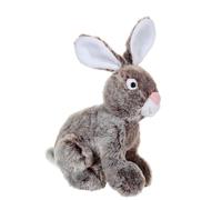 Peluche - Peluche Lapin Flammé Douceur Marron - 25 Cm Brown TU