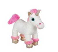 Peluche - Peluche Lica Bella Sonore, Blanche Et Rose 22 Cm Pink TU