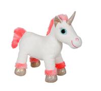 GIPSY Toys - Peluche Lica Bella 22 cm Blanche et Rose Corail - Peluche pour Enfant - 071608