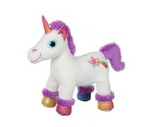 Peluche - Peluche Lica Bella Sonore, Blanche Et Violet 22 Cm Purple TU