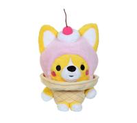 Peluche - peluche little corgi cuties 20 cm : corgi - glace jaune TU