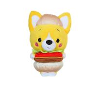 Peluche - peluche little corgi cuties 30 cm : corgi - burger jaune TU