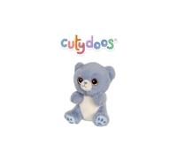 Peluche - Peluche Ours Blue Cutydoos Bleu Jeans ? 13 Cm Blanc TU