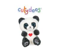 Peluche - peluche panda smoky gris ardoise cutydoos love - 13 cm gris TU