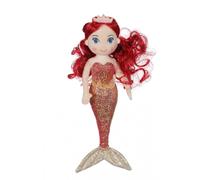 Peluche - Peluche Sirène Coralia - 30 Cm - Cheveux Rouges Rouge TU