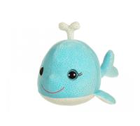 Peluche - peluche sonore baleine bellabloo friends - 30 cm bleu TU