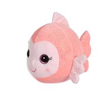 Peluche sonore - GIPSY - Bella Bloo Friends - poisson corail à paillettes - 18 cm