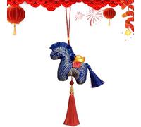 Peluche Pendentif Cheval,Édition Collector 2026 Thème Cheval - du Nouvel an Lunaire en Peluche Ornement - pour Femmes Filles Étudiantes Sac à Épaule Sac à Dos Tote Bag