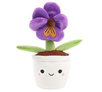 Peluche pensée violette en pot Jardin botanique Keel Toys 17 cm
