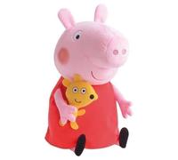 Peluche Peppa Pig - Jemini - 37cm - Rose, rouge et jaune - Pour bébé