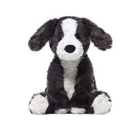 Peluche Per Cani Border Collie, Animale Di Peer Canii In Bianco E Nero,Giocattolo Realistico Del Border Collie Del Cucciolo - Morbido Peluche Da Abbracciare Perr Cani, Giocattolo Per Bambini, Ba