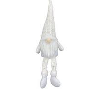 Peluche Père Noël sans visage 46cm Blanc Blanc G