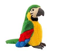 Peluche perroquet - 25 cm - Adorable ara perroquet - Peluche - Peluche - Jouet pour chambre d'enfant - Coussin décoratif - Cadeau d'anniversaire pour enfants et adultes