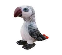Peluche Perroquet Ara Gris, Simulation Animaux Jouet en Peluche, Petit Oiseau en Peluche Mignon Douce, Perroquet Poupée en Peluche, Décorations de Maison, Cadeaux pour Garçons Filles