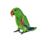 Peluche perruche eclectus vert et bleu 19cm Vert G
