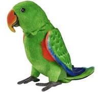 Hansa Poseable Electus Parrot Peluche douce 30 cm à partir de 3 ans