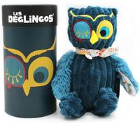 Peluche Petit Simply+Boîte Cadeau-Astros Le Hibou-Dès La Naissance-22Cm-Bleu