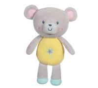 Peluche - petits musicaux les ptits féeriques souris - 17 cm jaune TU